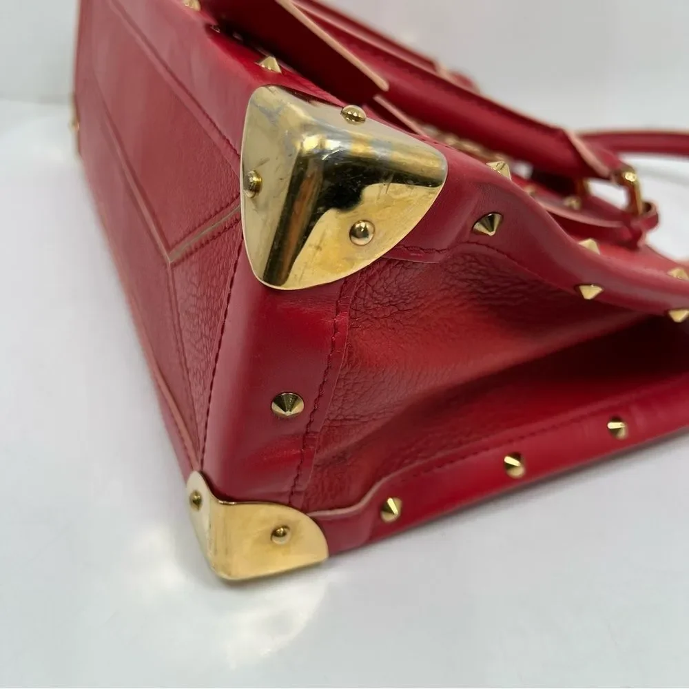 LOUIS VUITTON Le Fabuleux Shale Leather Shoulder Hand Bag Women Ladies Authentic